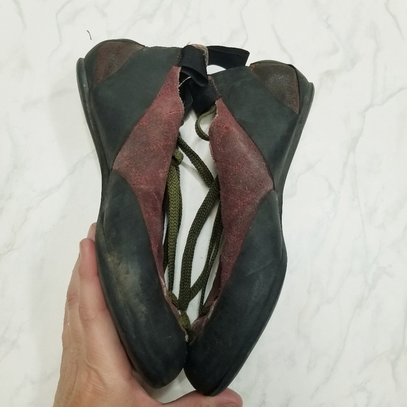 5.10 Five Ten Stealth C4 Men’s Climbing Shoes Red Green Black Size 7.5 - Picture 5 of 16